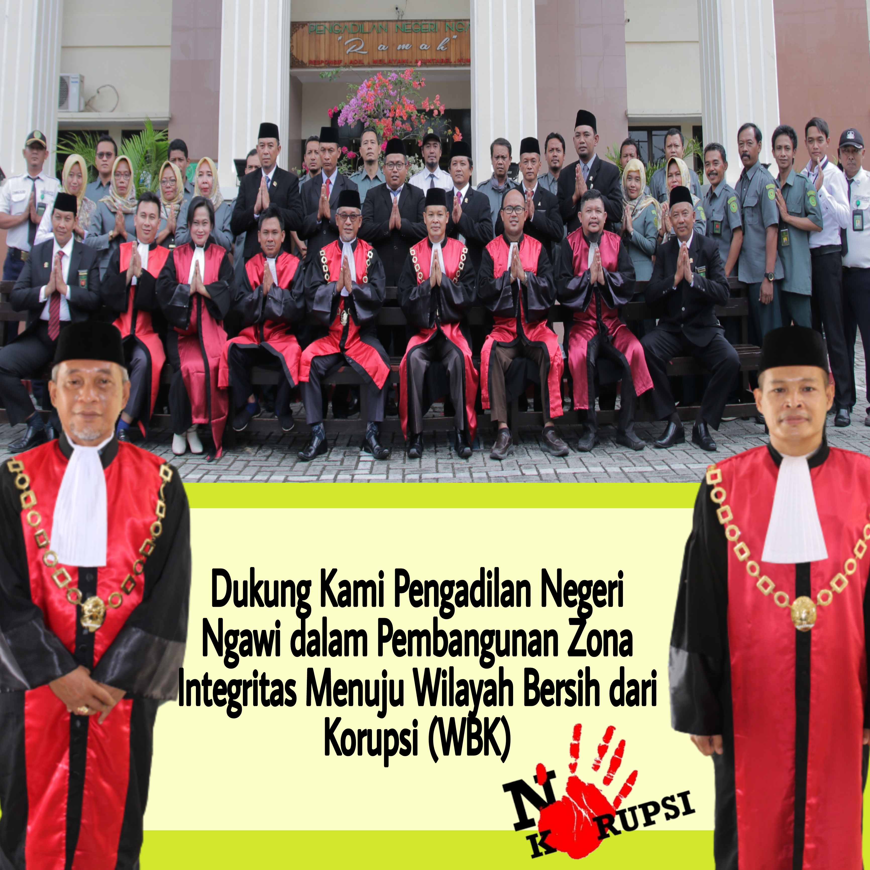 Pembangunan Zona Integritas Pengadilan Negeri Ngawi menuju Wilayah Bersih dari Korupsi (WBK)